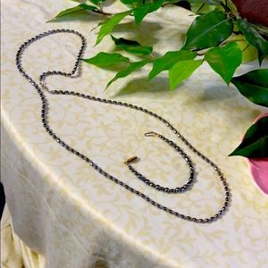 Necklace and bracelet set